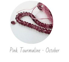 Dainty Handmade Jewelry 316L Steel Birthstone Beaded Bracelet For Girls