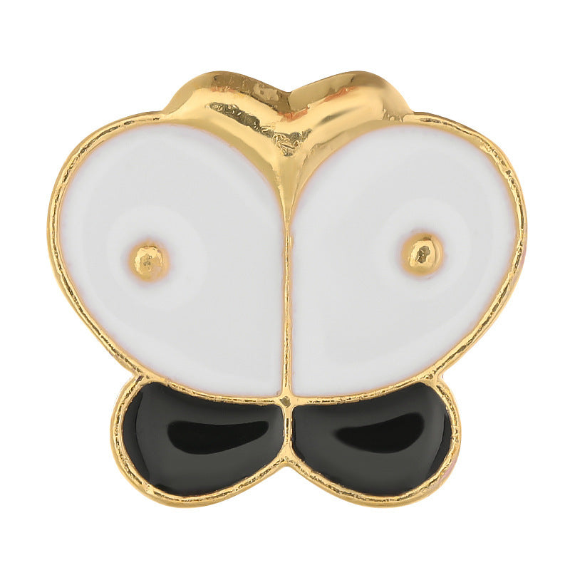 Various Cute Cartoon Designs Alloy Gold Decorative Charms For Apple Watchband