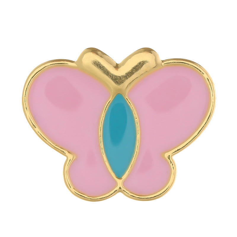 Various Cute Cartoon Designs Alloy Gold Decorative Charms For Apple Watchband