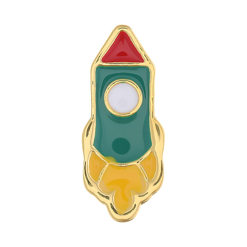Various Cute Cartoon Designs Alloy Gold Decorative Charms For Apple Watchband